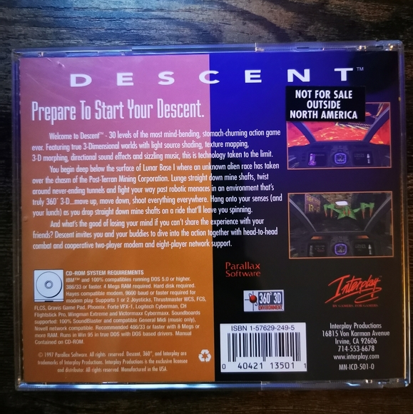Descent PC-CD - Picture 2 of 3